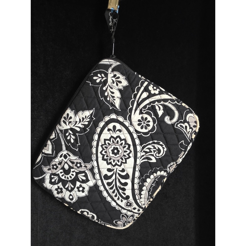 Vera Bradley Tablet Tech Kindle iPad Mini Sleeve Quilted Black & White